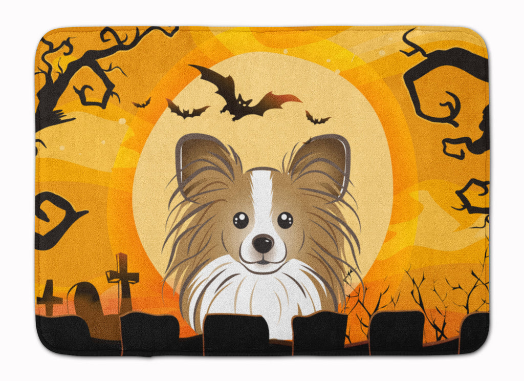 Halloween Papillon Memory Foam Kitchen Mat Machine Washable Anti-Fatigue Cushion Comfort Bath or Kitchen Rug