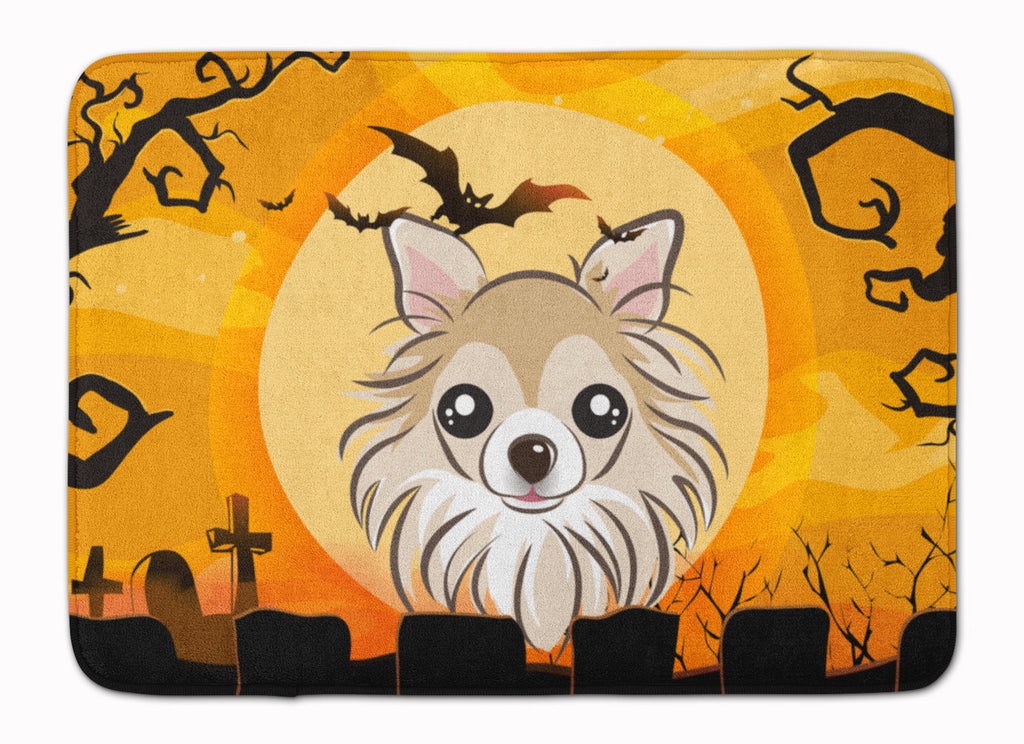 Halloween Chihuahua Memory Foam Kitchen Mat Machine Washable Anti-Fatigue Cushion Comfort Bath or Kitchen Rug