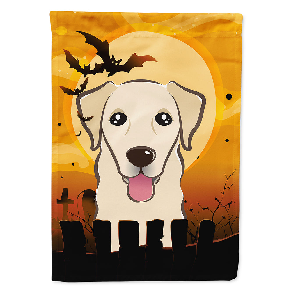 Halloween Golden Retriever House Flag 28x40 Porch Sleeve Pole Decorative Outside Yard Banner Artwork Wall Hanging, Polyester