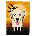 Halloween Golden Retriever House Flag 28x40 Porch Sleeve Pole Decorative Outside Yard Banner Artwork Wall Hanging, Polyester