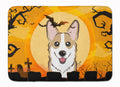 Halloween Sable Corgi Memory Foam Kitchen Mat Machine Washable Anti-Fatigue Cushion Comfort Bath or Kitchen Rug