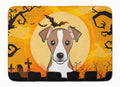 Halloween Jack Russell Terrier Memory Foam Kitchen Mat Machine Washable Anti-Fatigue Cushion Comfort Bath or Kitchen Rug