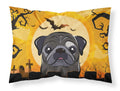 Halloween Black Pug Standard Pillowcase Lightweight Super Soft Easy Care Decorative Artwork Pillowcase, Standard