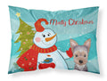 Snowman with Yorkie Puppy Standard Pillowcase Lightweight Super Soft Easy Care Decorative Artwork Pillowcase, Standard