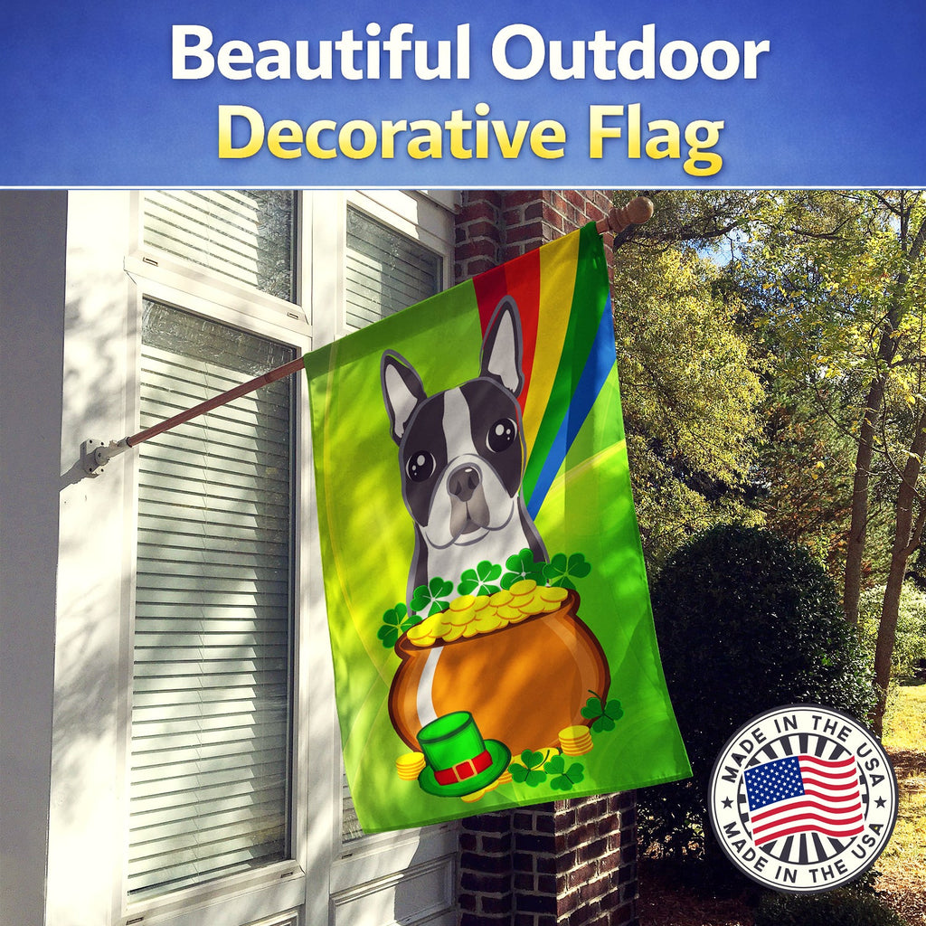 House Flag 28x40 Porch Sleeve Pole Decorative Outside Yard Banner Artwork Wall Hanging, Polyester