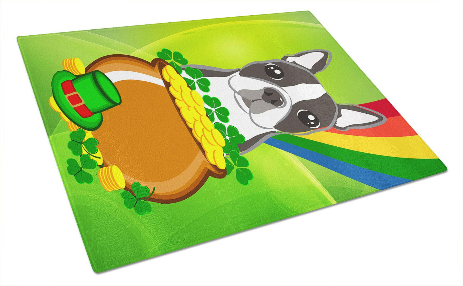 Cutting Board Tempered Glass Kitchen Cutting Surface, Heat Resistant Chopping, Non-Slip Feet, Food Prep & Serving