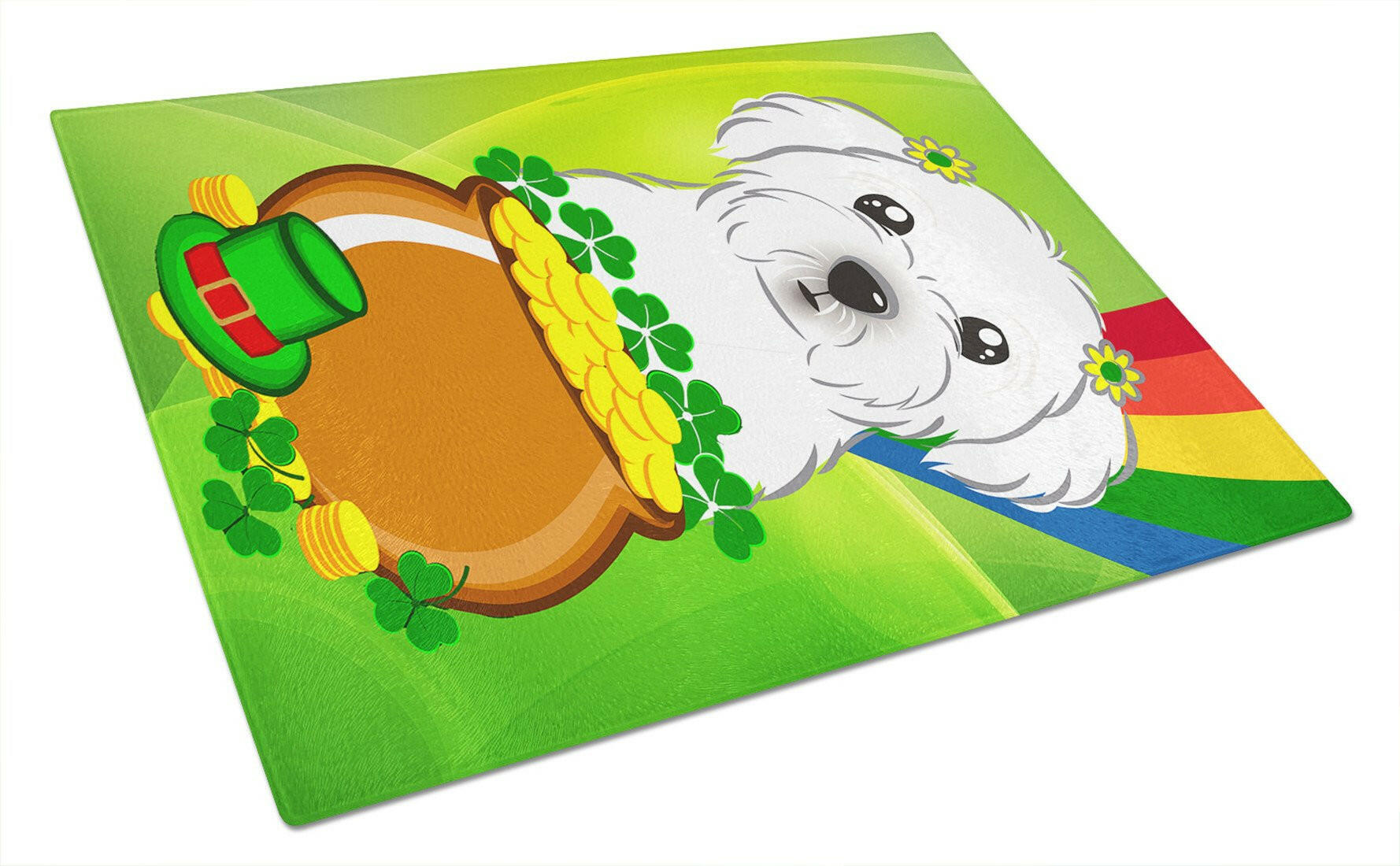 Cutting Board Tempered Glass Kitchen Cutting Surface, Heat Resistant Chopping, Non-Slip Feet, Food Prep & Serving
