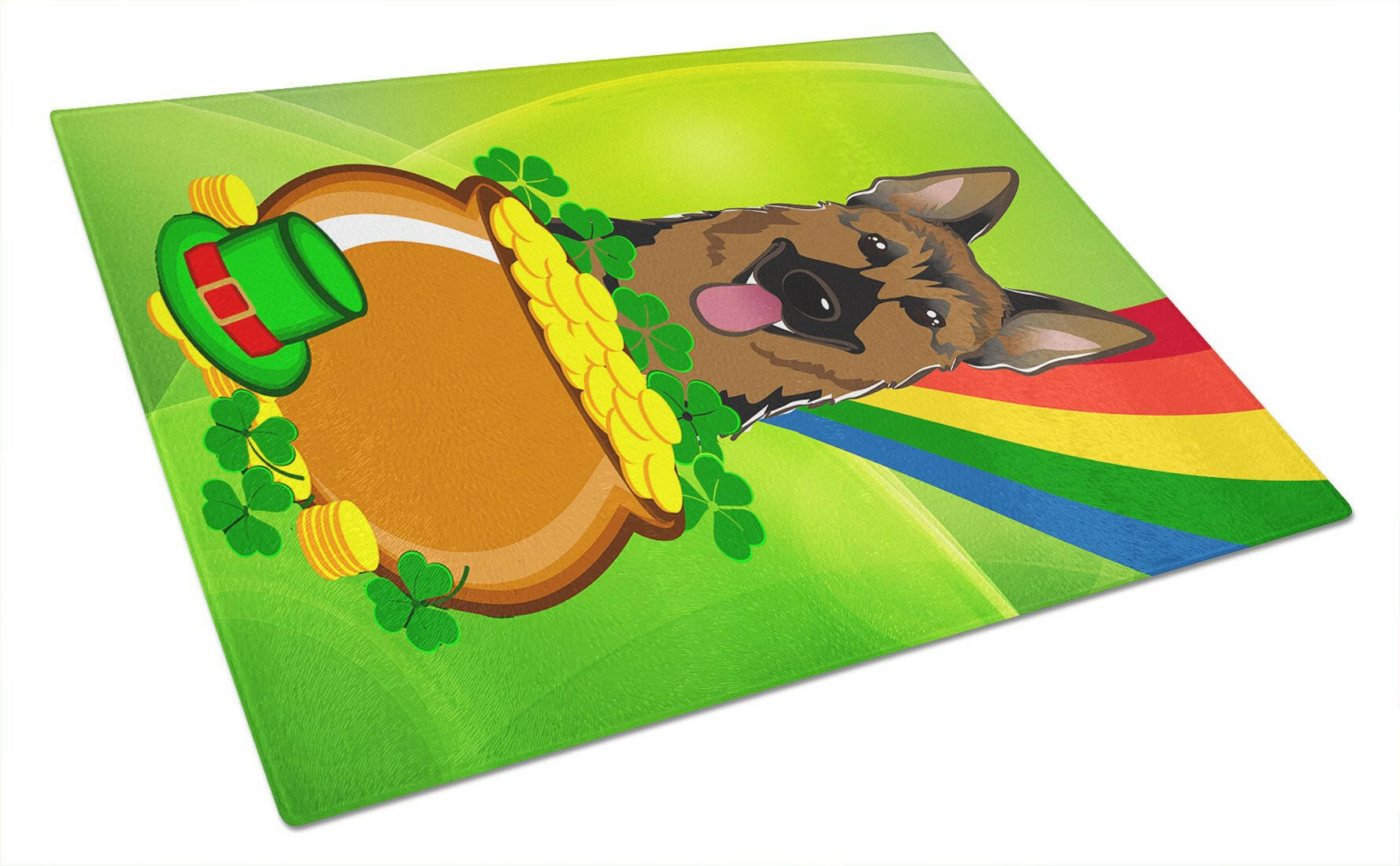 Cutting Board Tempered Glass Kitchen Cutting Surface, Heat Resistant Chopping, Non-Slip Feet, Food Prep & Serving