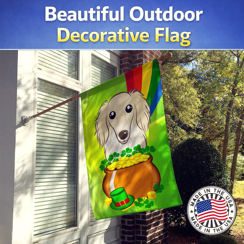 House Flag 28x40 Porch Sleeve Pole Decorative Outside Yard Banner Artwork Wall Hanging, Polyester