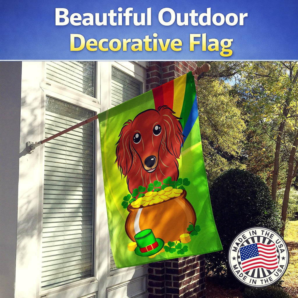 House Flag 28x40 Porch Sleeve Pole Decorative Outside Yard Banner Artwork Wall Hanging, Polyester