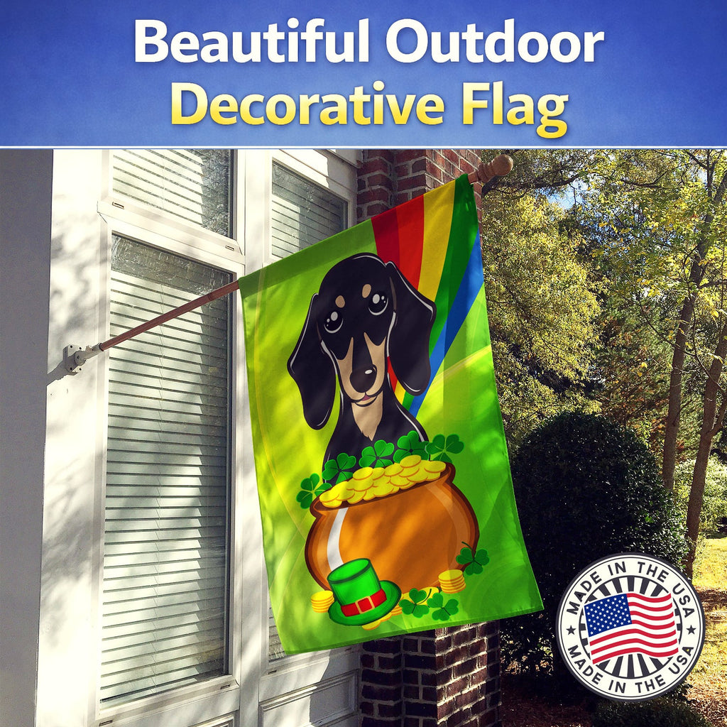 House Flag 28x40 Porch Sleeve Pole Decorative Outside Yard Banner Artwork Wall Hanging, Polyester