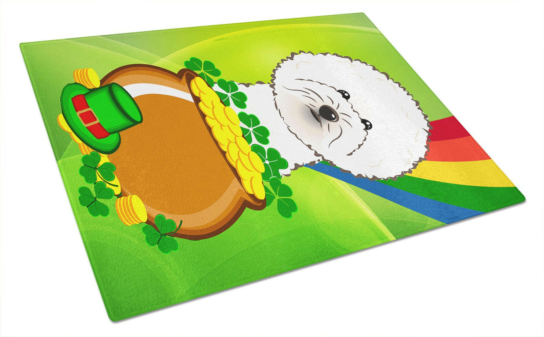 Cutting Board Tempered Glass Kitchen Cutting Surface, Heat Resistant Chopping, Non-Slip Feet, Food Prep & Serving