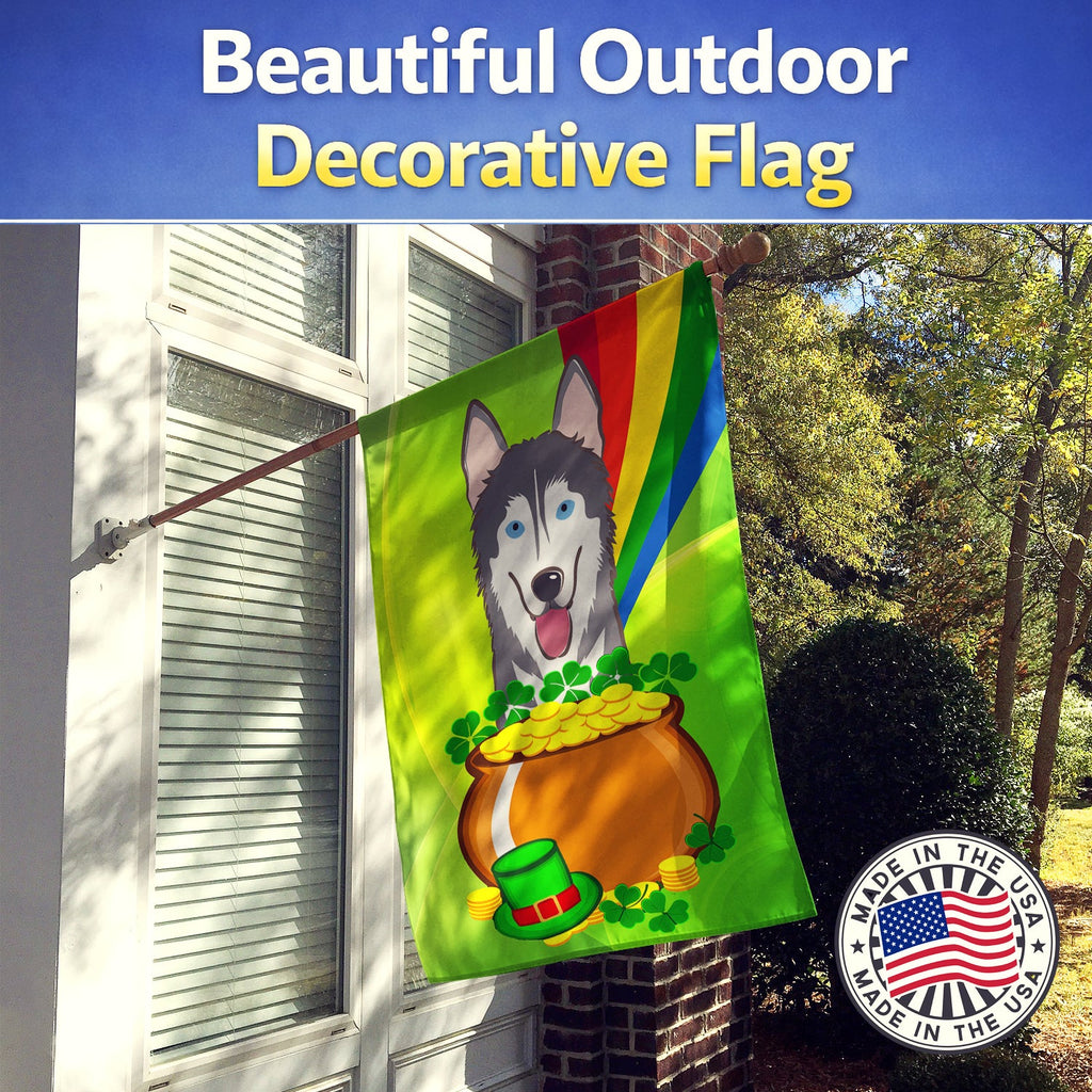 House Flag 28x40 Porch Sleeve Pole Decorative Outside Yard Banner Artwork Wall Hanging, Polyester