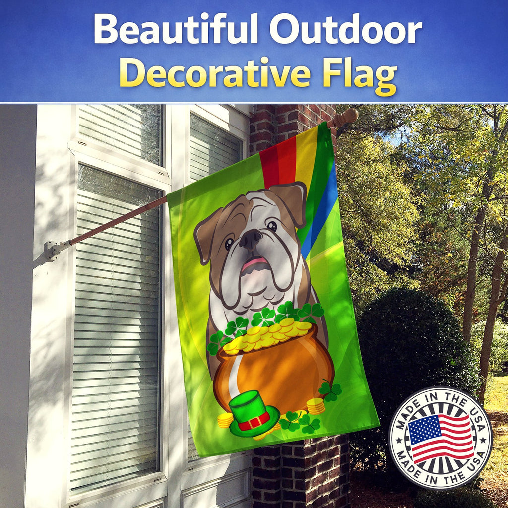 House Flag 28x40 Porch Sleeve Pole Decorative Outside Yard Banner Artwork Wall Hanging, Polyester