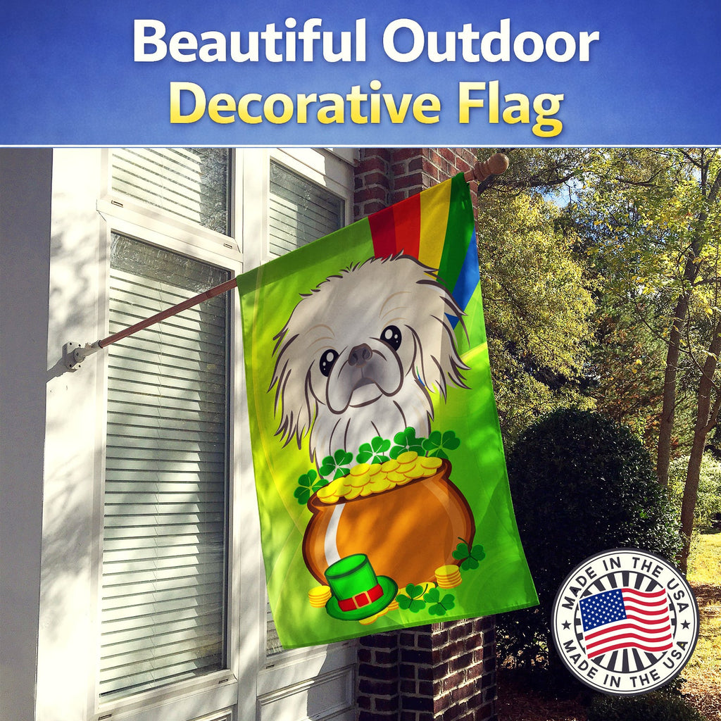 House Flag 28x40 Porch Sleeve Pole Decorative Outside Yard Banner Artwork Wall Hanging, Polyester