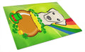 Cutting Board Tempered Glass Kitchen Cutting Surface, Heat Resistant Chopping, Non-Slip Feet, Food Prep & Serving