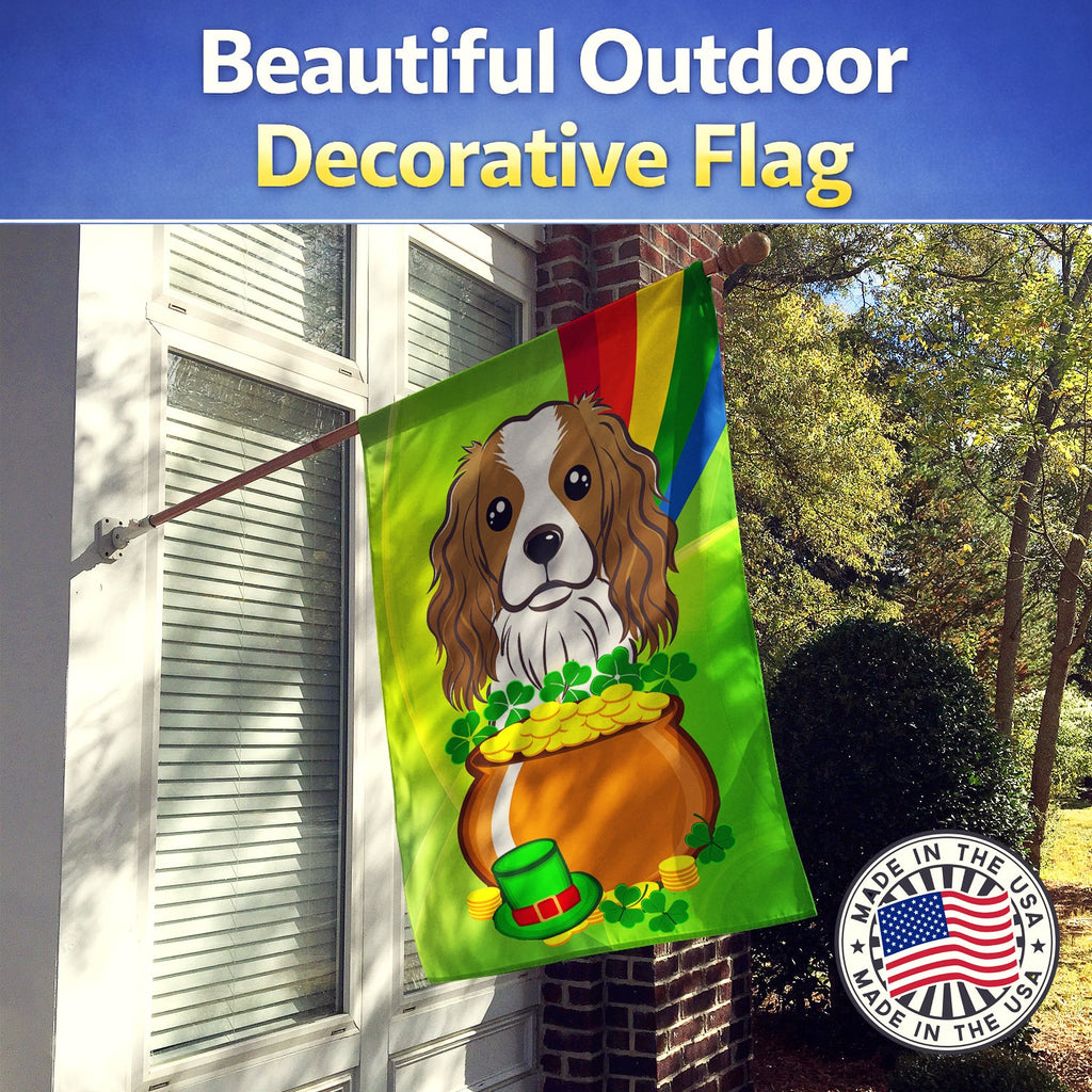 House Flag 28x40 Porch Sleeve Pole Decorative Outside Yard Banner Artwork Wall Hanging, Polyester