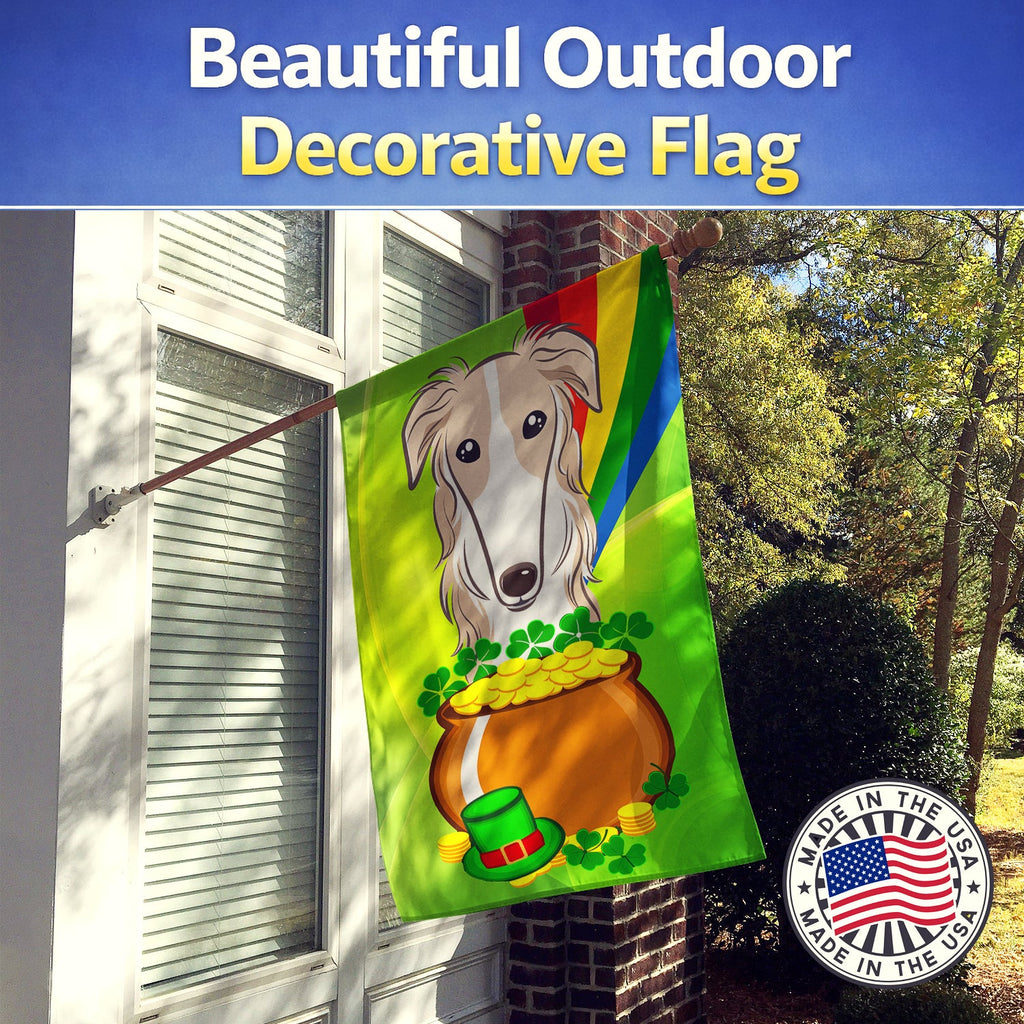 House Flag 28x40 Porch Sleeve Pole Decorative Outside Yard Banner Artwork Wall Hanging, Polyester