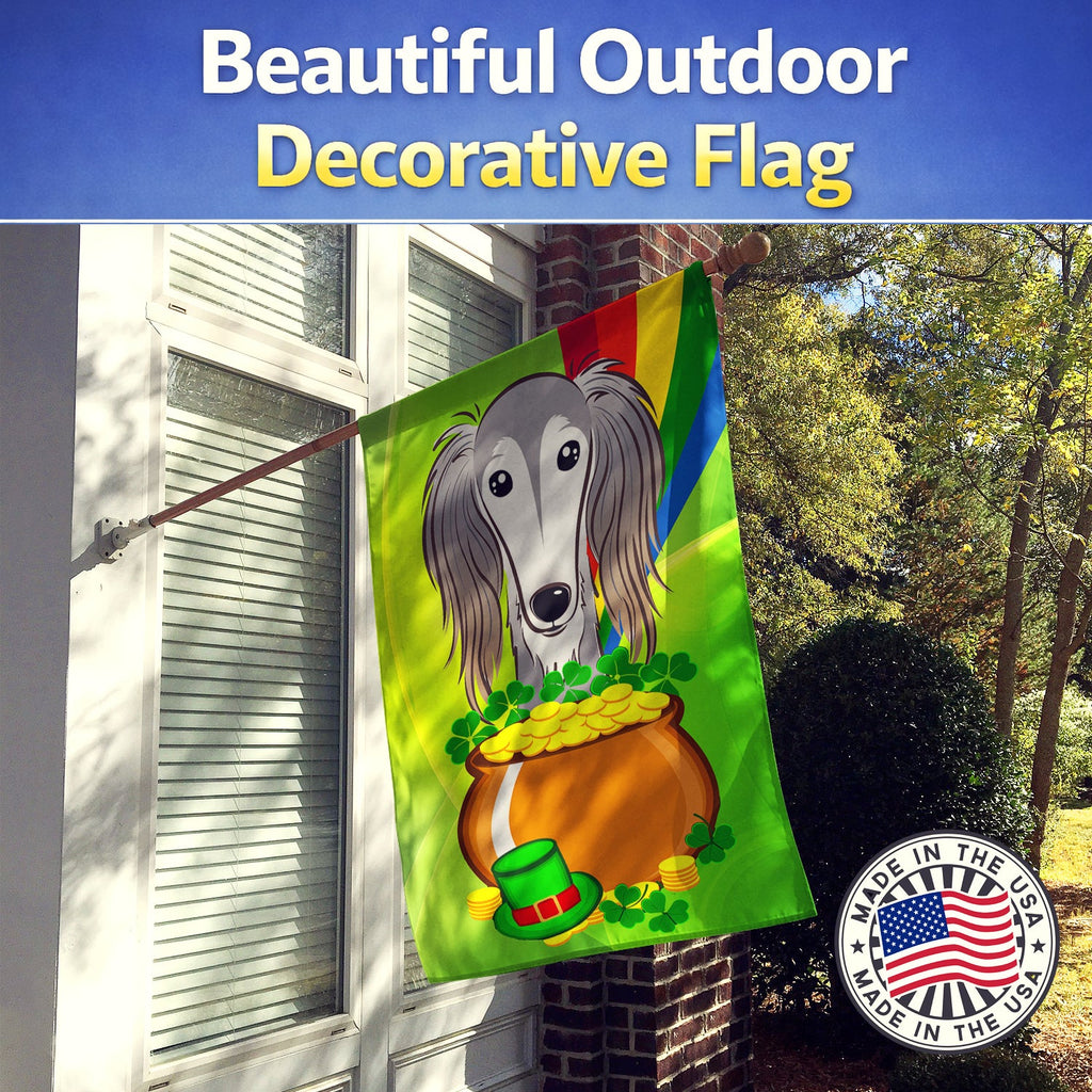 House Flag 28x40 Porch Sleeve Pole Decorative Outside Yard Banner Artwork Wall Hanging, Polyester