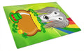 Cutting Board Tempered Glass Kitchen Cutting Surface, Heat Resistant Chopping, Non-Slip Feet, Food Prep & Serving
