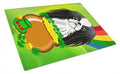 Cutting Board Tempered Glass Kitchen Cutting Surface, Heat Resistant Chopping, Non-Slip Feet, Food Prep & Serving