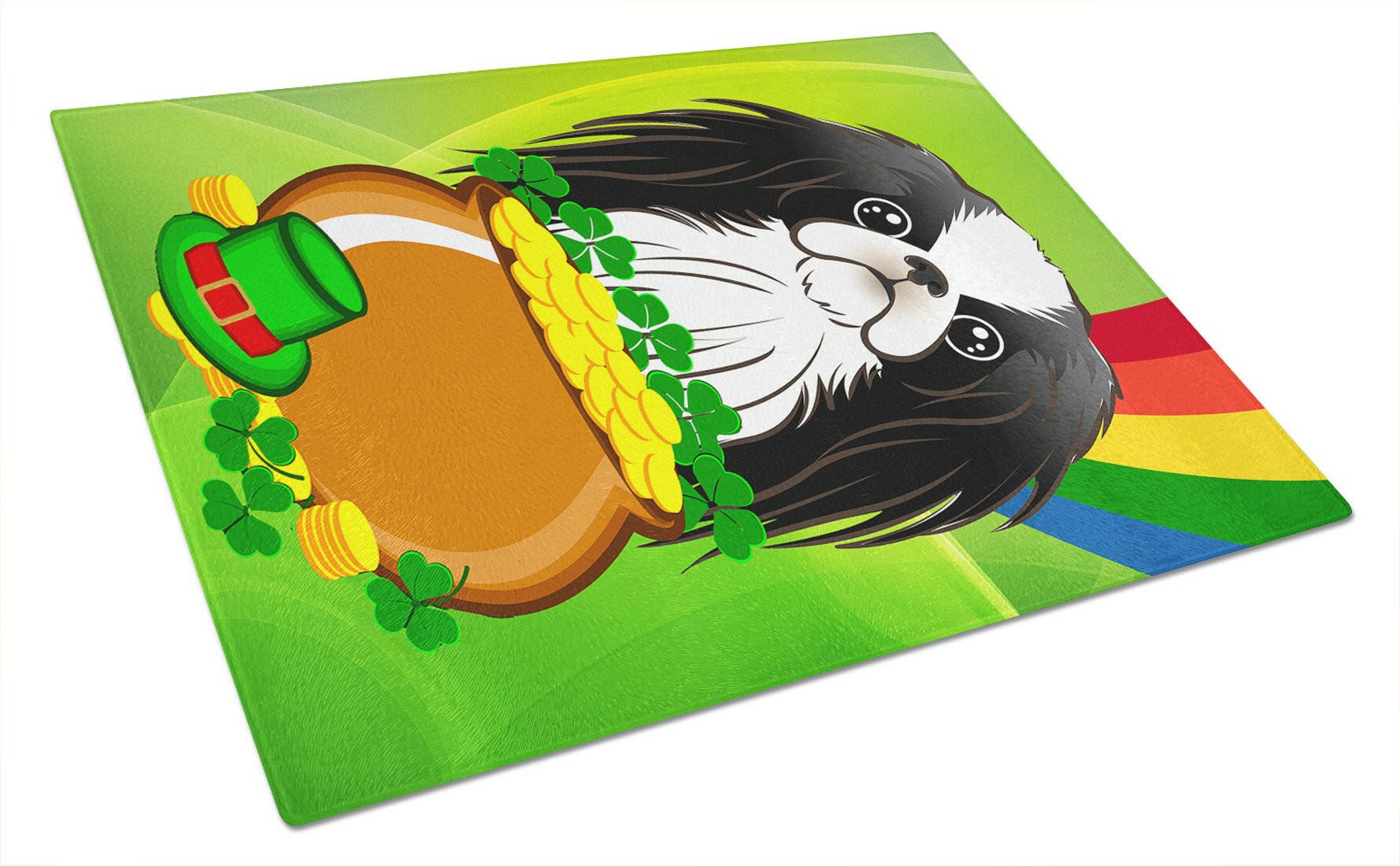 Cutting Board Tempered Glass Kitchen Cutting Surface, Heat Resistant Chopping, Non-Slip Feet, Food Prep & Serving