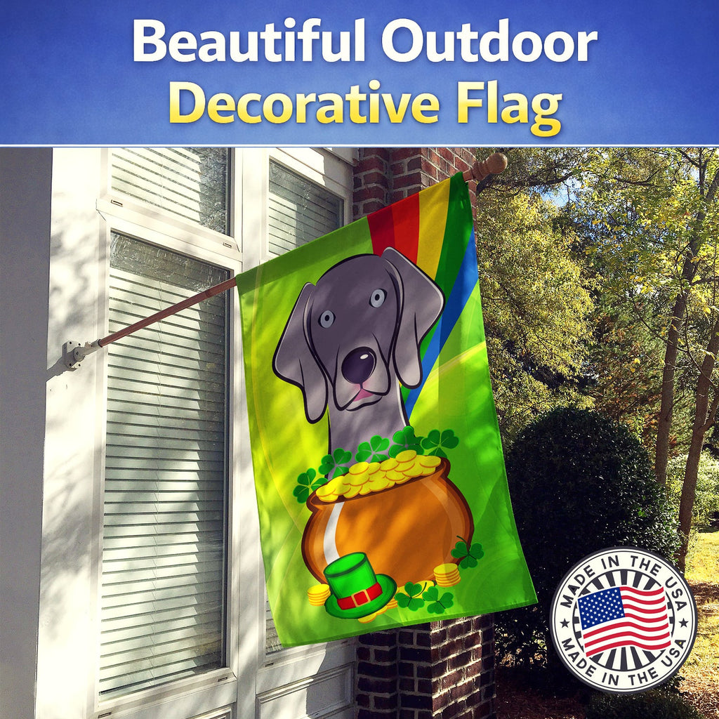 House Flag 28x40 Porch Sleeve Pole Decorative Outside Yard Banner Artwork Wall Hanging, Polyester