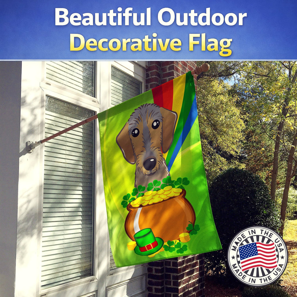 House Flag 28x40 Porch Sleeve Pole Decorative Outside Yard Banner Artwork Wall Hanging, Polyester