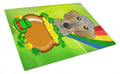 Cutting Board Tempered Glass Kitchen Cutting Surface, Heat Resistant Chopping, Non-Slip Feet, Food Prep & Serving