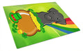 Cutting Board Tempered Glass Kitchen Cutting Surface, Heat Resistant Chopping, Non-Slip Feet, Food Prep & Serving