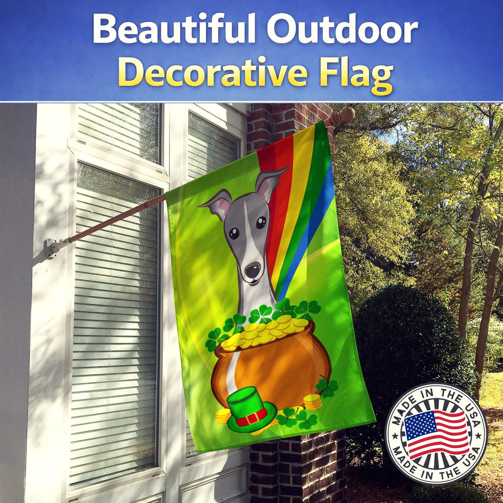 House Flag 28x40 Porch Sleeve Pole Decorative Outside Yard Banner Artwork Wall Hanging, Polyester