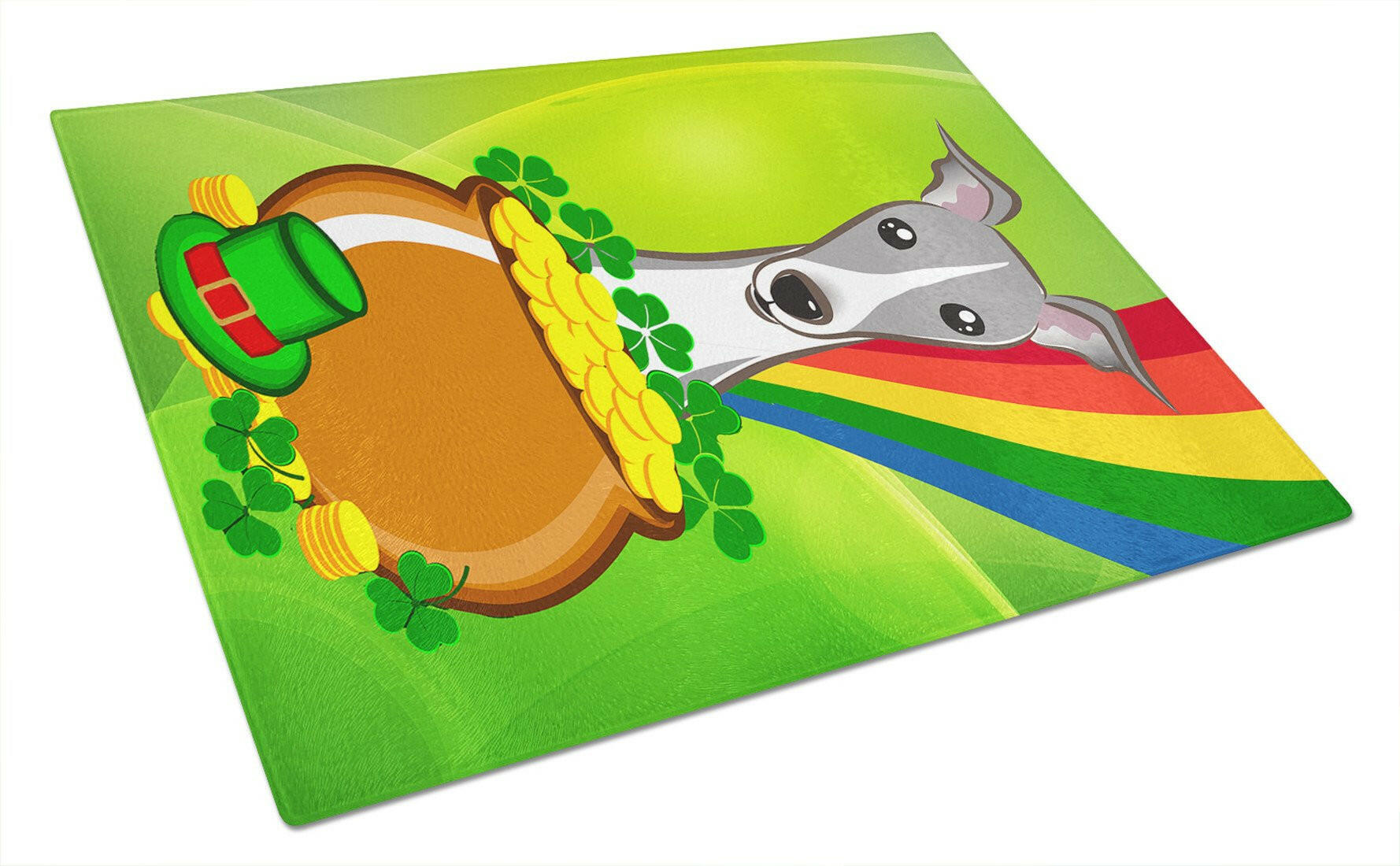 Cutting Board Tempered Glass Kitchen Cutting Surface, Heat Resistant Chopping, Non-Slip Feet, Food Prep & Serving