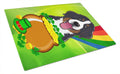 Cutting Board Tempered Glass Kitchen Cutting Surface, Heat Resistant Chopping, Non-Slip Feet, Food Prep & Serving