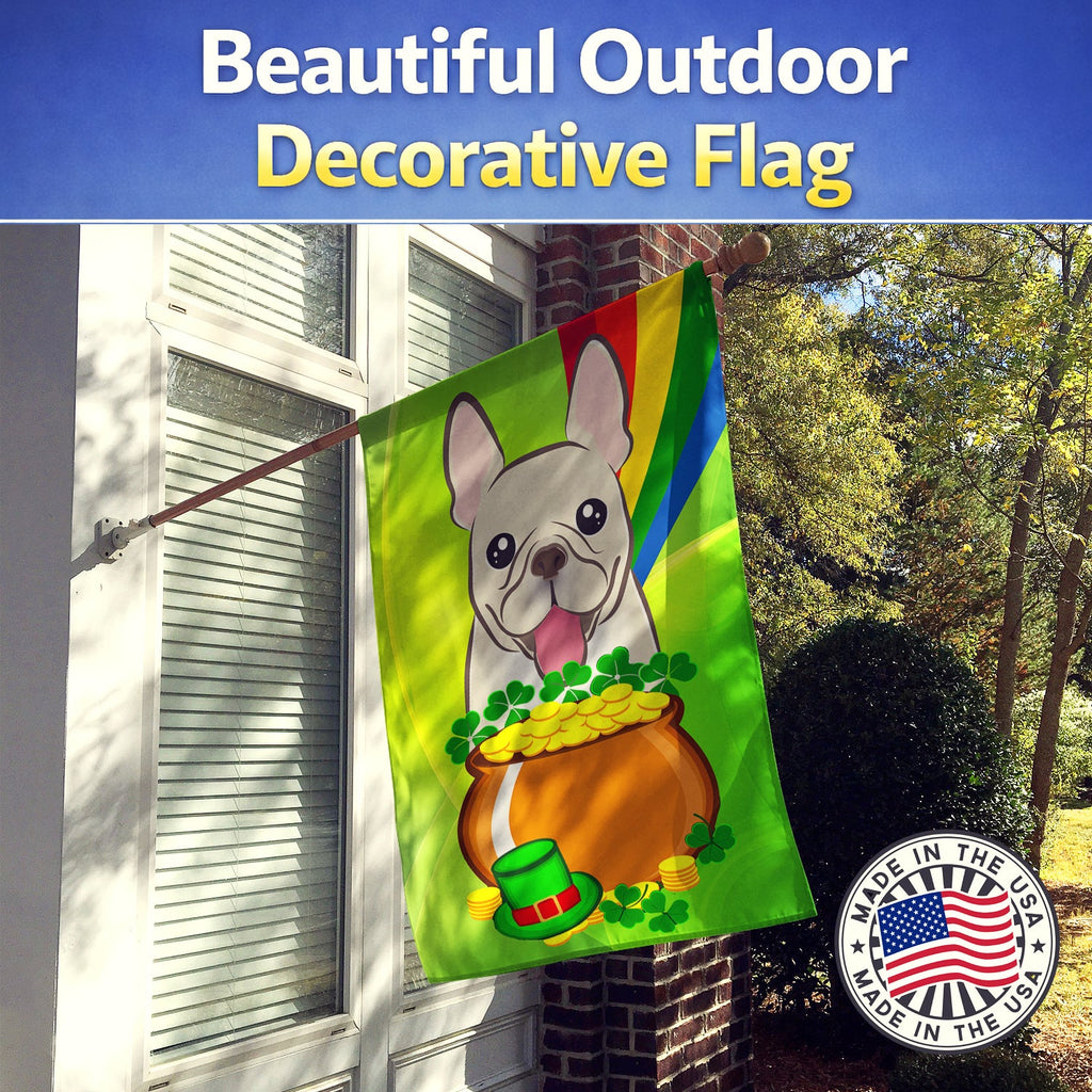 House Flag 28x40 Porch Sleeve Pole Decorative Outside Yard Banner Artwork Wall Hanging, Polyester
