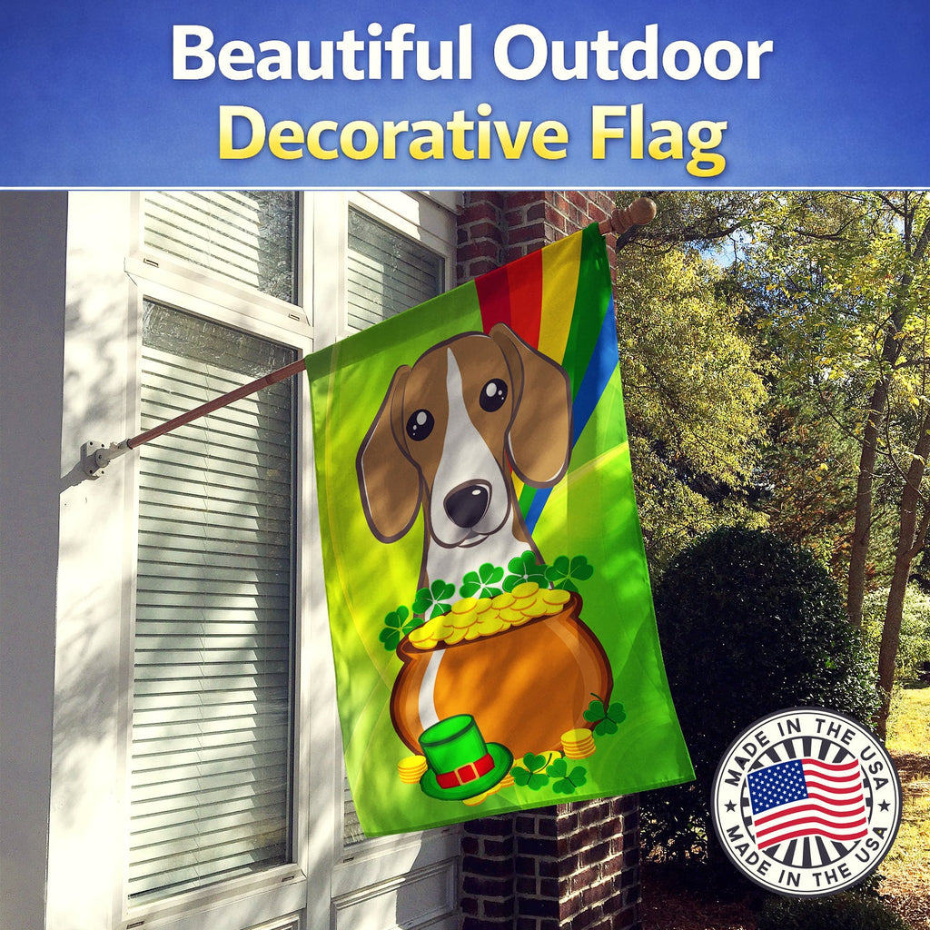 House Flag 28x40 Porch Sleeve Pole Decorative Outside Yard Banner Artwork Wall Hanging, Polyester