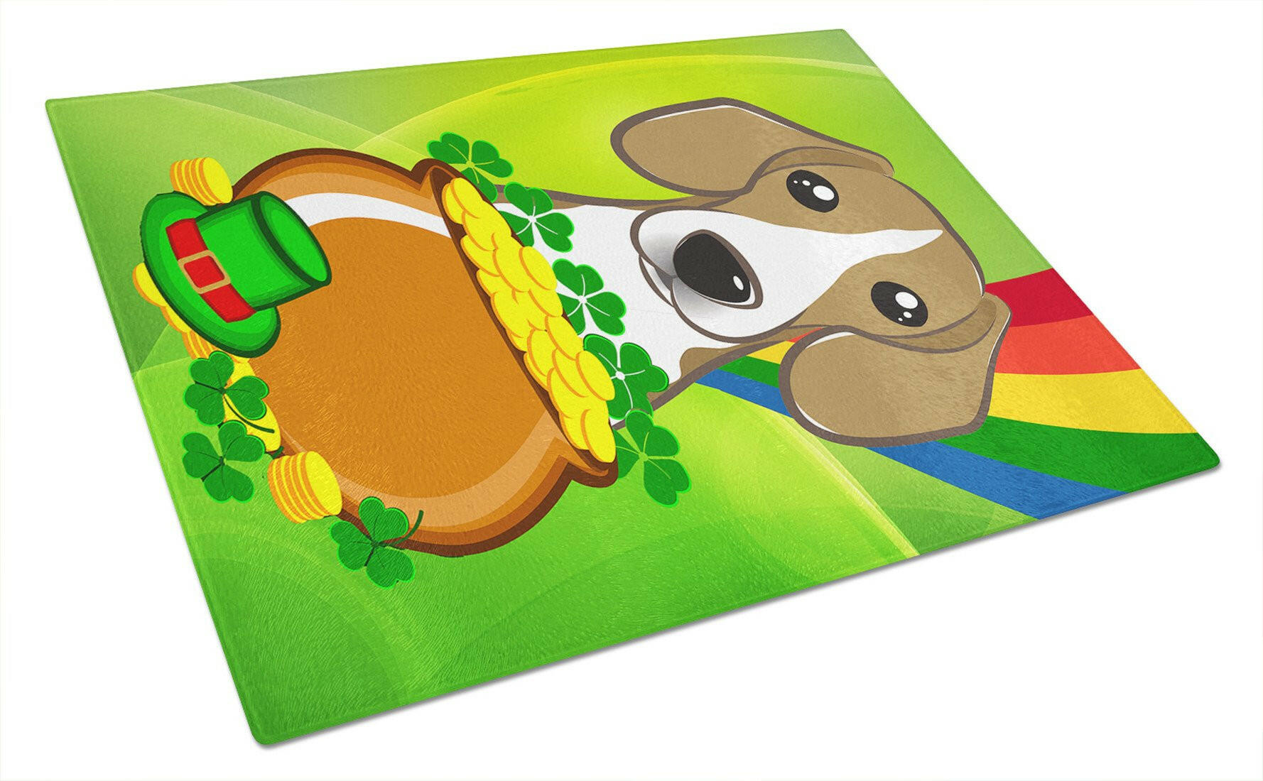 Cutting Board Tempered Glass Kitchen Cutting Surface, Heat Resistant Chopping, Non-Slip Feet, Food Prep & Serving