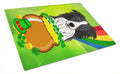 Cutting Board Tempered Glass Kitchen Cutting Surface, Heat Resistant Chopping, Non-Slip Feet, Food Prep & Serving