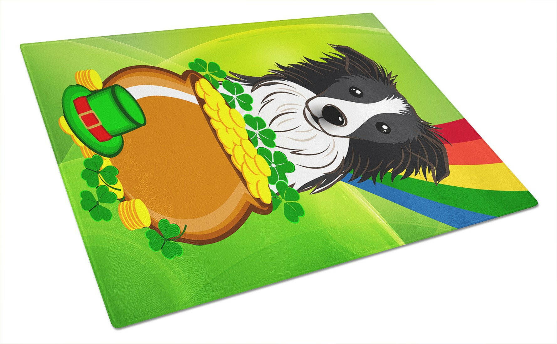 Cutting Board Tempered Glass Kitchen Cutting Surface, Heat Resistant Chopping, Non-Slip Feet, Food Prep & Serving