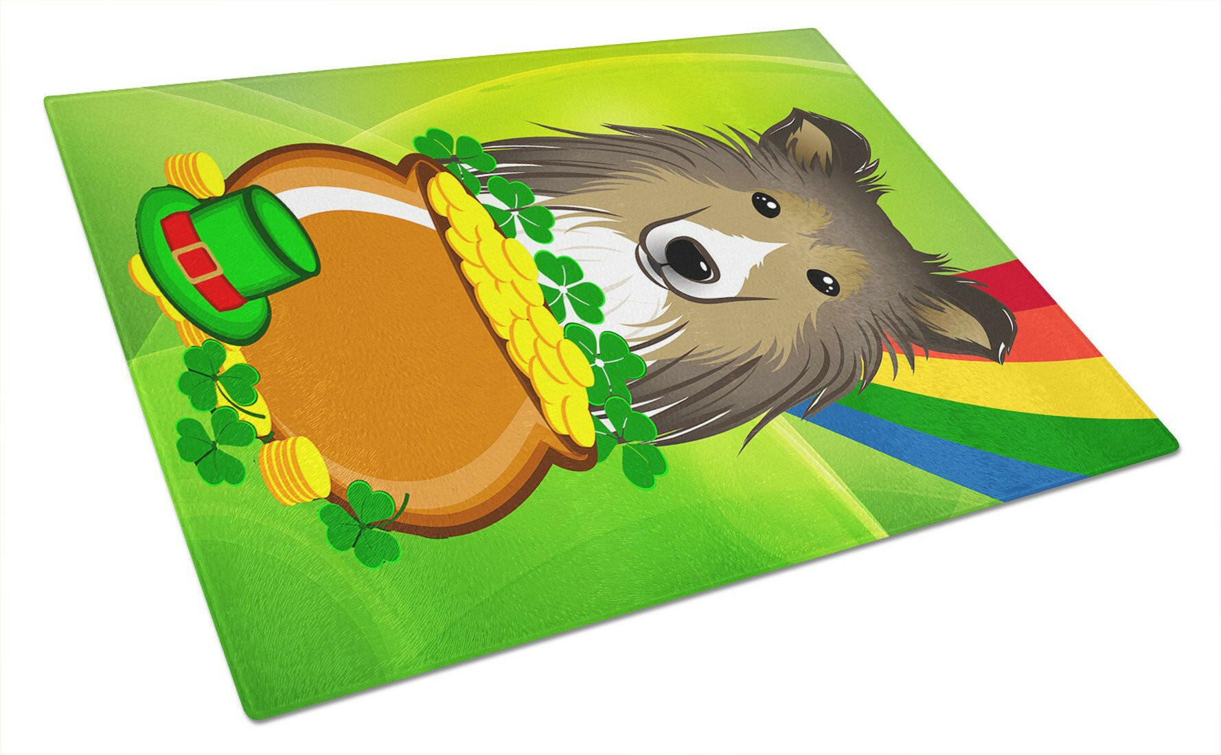Cutting Board Tempered Glass Kitchen Cutting Surface, Heat Resistant Chopping, Non-Slip Feet, Food Prep & Serving