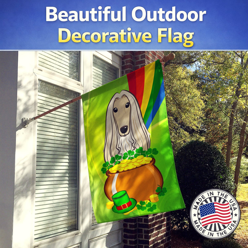 House Flag 28x40 Porch Sleeve Pole Decorative Outside Yard Banner Artwork Wall Hanging, Polyester