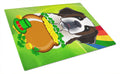 Cutting Board Tempered Glass Kitchen Cutting Surface, Heat Resistant Chopping, Non-Slip Feet, Food Prep & Serving