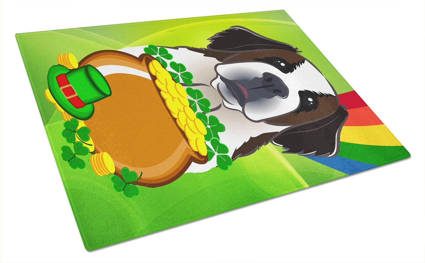 Cutting Board Tempered Glass Kitchen Cutting Surface, Heat Resistant Chopping, Non-Slip Feet, Food Prep & Serving