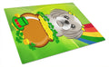 Cutting Board Tempered Glass Kitchen Cutting Surface, Heat Resistant Chopping, Non-Slip Feet, Food Prep & Serving
