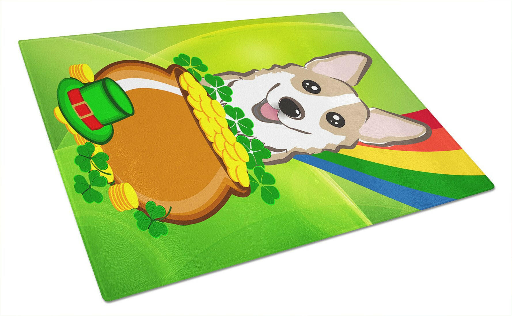 Cutting Board Tempered Glass Kitchen Cutting Surface, Heat Resistant Chopping, Non-Slip Feet, Food Prep & Serving