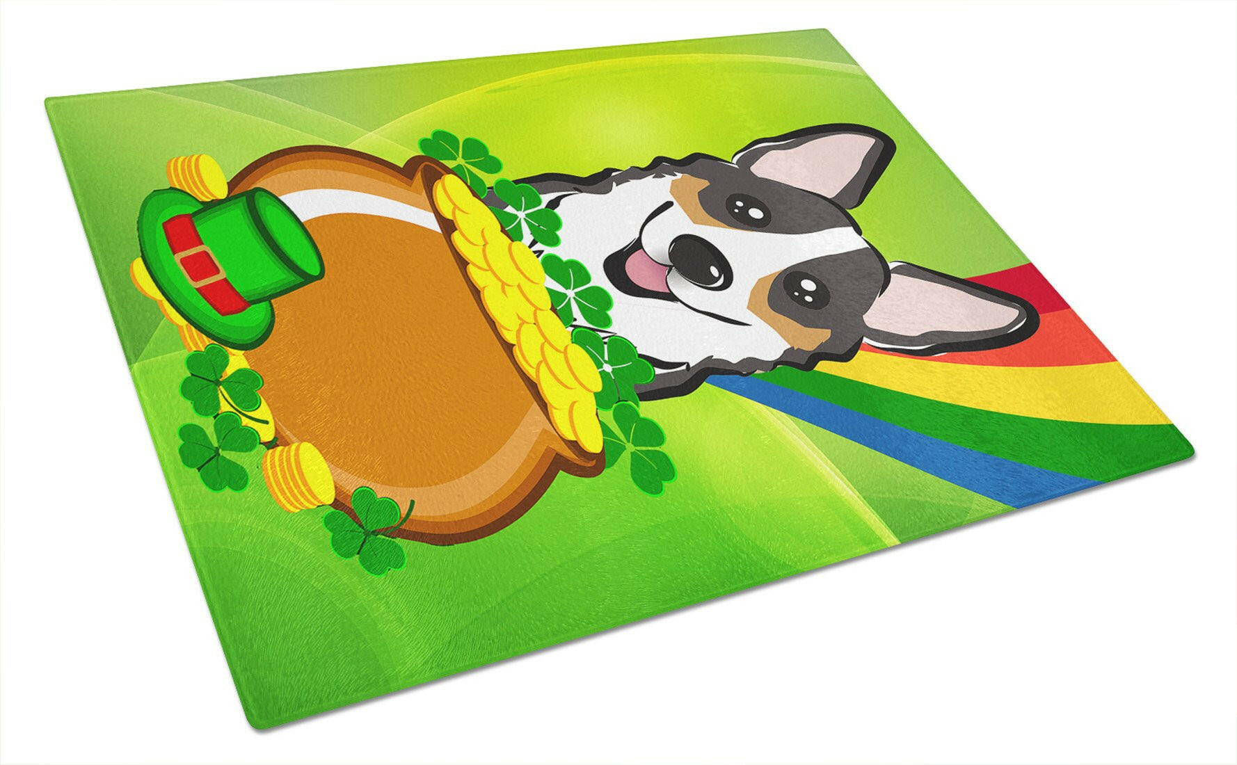 Cutting Board Tempered Glass Kitchen Cutting Surface, Heat Resistant Chopping, Non-Slip Feet, Food Prep & Serving