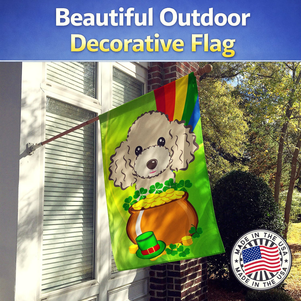 House Flag 28x40 Porch Sleeve Pole Decorative Outside Yard Banner Artwork Wall Hanging, Polyester