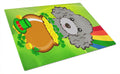Cutting Board Tempered Glass Kitchen Cutting Surface, Heat Resistant Chopping, Non-Slip Feet, Food Prep & Serving