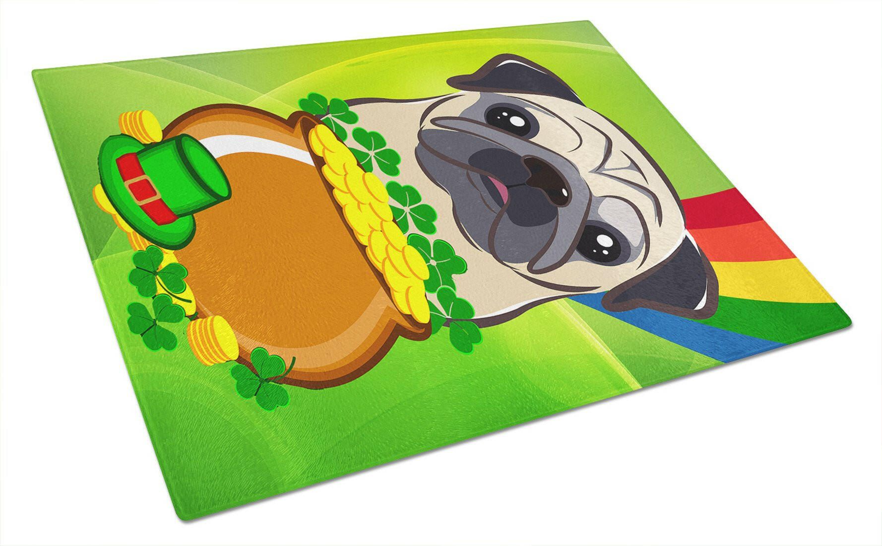 Cutting Board Tempered Glass Kitchen Cutting Surface, Heat Resistant Chopping, Non-Slip Feet, Food Prep & Serving