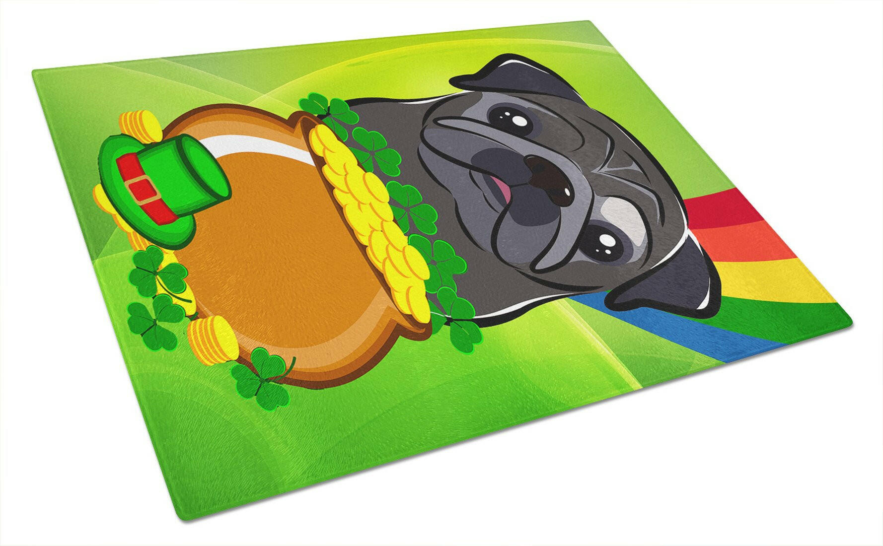 Cutting Board Tempered Glass Kitchen Cutting Surface, Heat Resistant Chopping, Non-Slip Feet, Food Prep & Serving