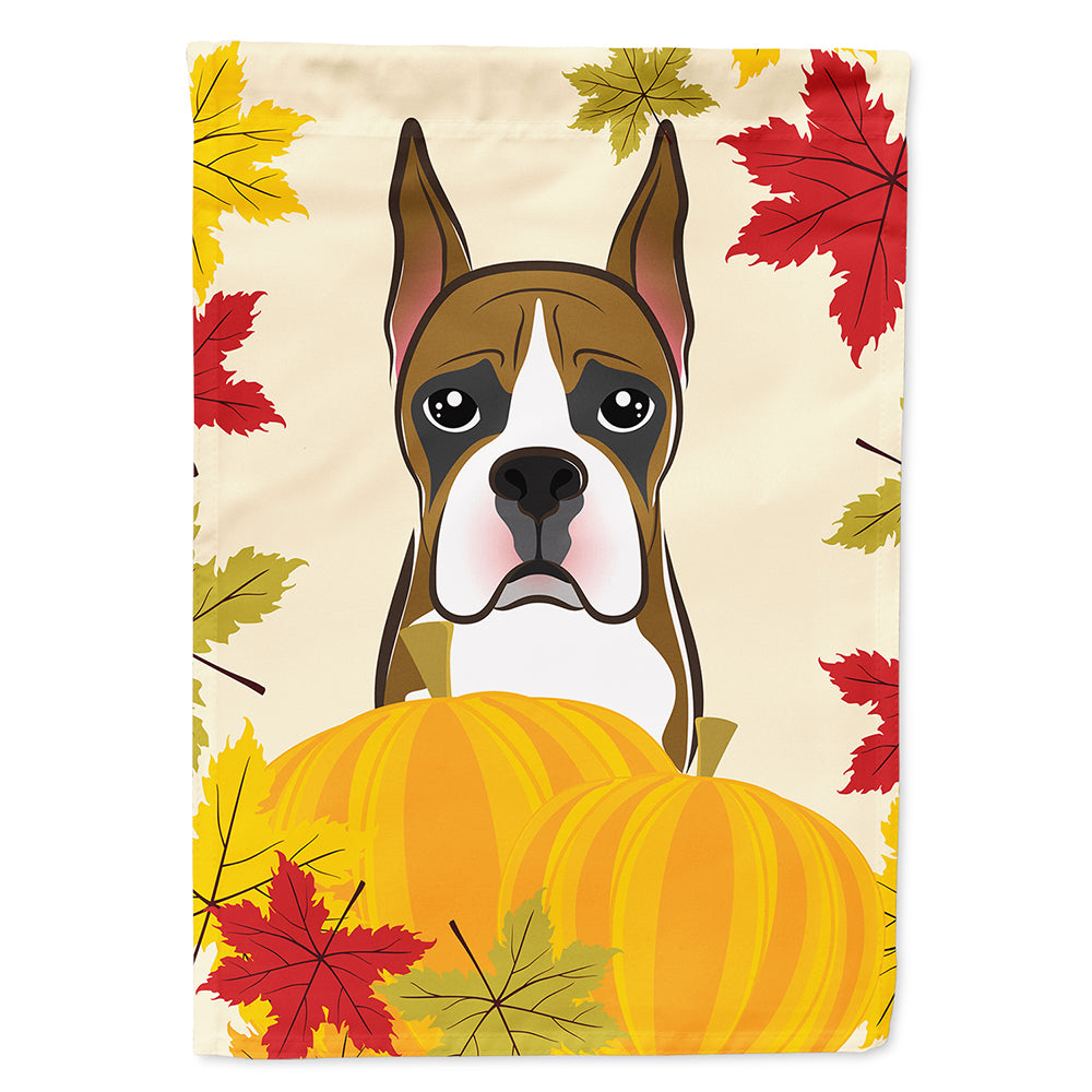 Boxer Thanksgiving House Flag 28x40 Porch Sleeve Pole Decorative Outside Yard Banner Artwork Wall Hanging, Polyester